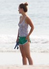 Olivia Wilde - In Shorts On The Beach In Wilmington